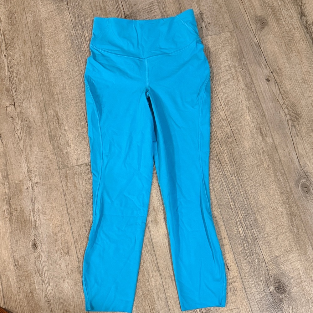 Lululemon Fast & Free Vibrant Blue High-Waisted Leggings